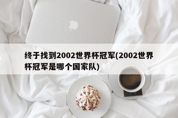 终于找到2002世界杯冠军(2002世界杯冠军是哪个国家队)