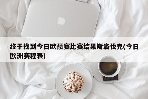 终于找到今日欧预赛比赛结果斯洛伐克(今日欧洲赛程表)