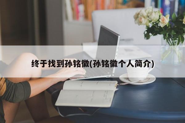 终于找到孙铭徽(孙铭徽个人简介)